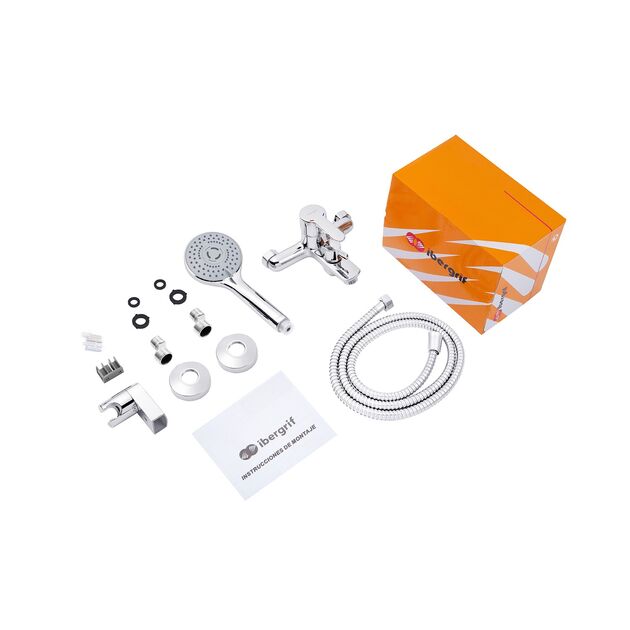 Смеситель для ванны Ibergrif Square M13222, фото , изображение 7 | SNABZHENIE.com.ua