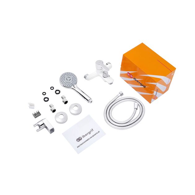 Смеситель для ванной Ibergrif Square M13222W, фото , изображение 7 | SNABZHENIE.com.ua Смеситель для ванной Ibergrif Square M13222W, фото , изображение 7 | SNABZHENIE.com.ua