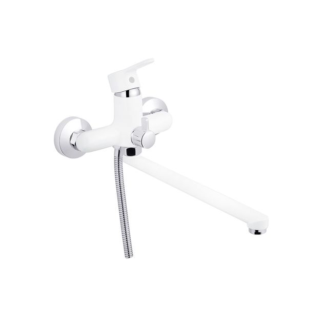 Змішувач для ванної Ibergrif Square M13122W, фото , зображення 2 | SNABZHENIE.com.ua Змішувач для ванної Ibergrif Square M13122W, фото , зображення 2 | SNABZHENIE.com.ua