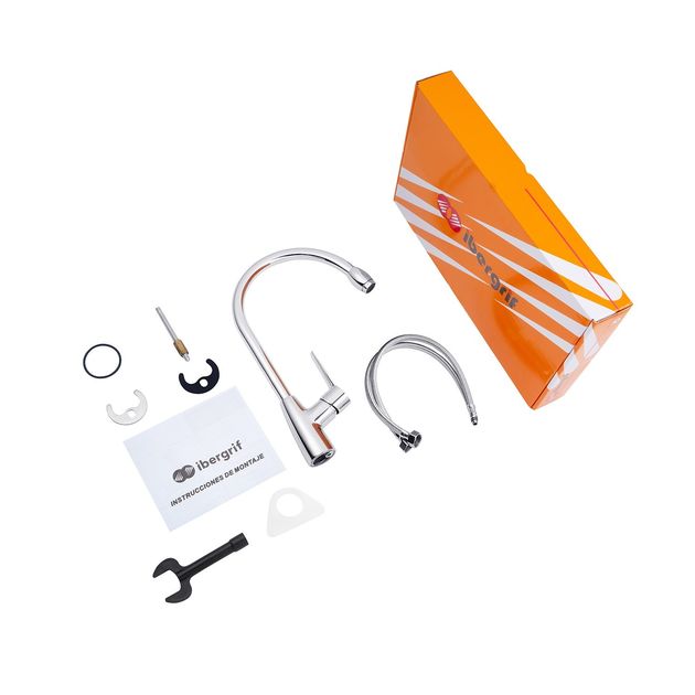 Смеситель для кухни Ibergrif Arial M14026, фото , изображение 8 | SNABZHENIE.com.ua