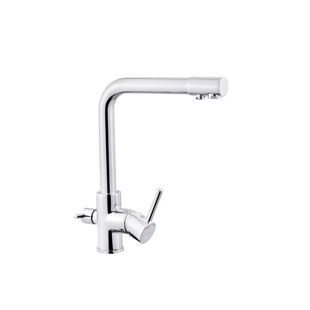 Смеситель для кухни Ibergrif M22109 с подключением к фильтру, фото , изображение 3 | SNABZHENIE.com.ua