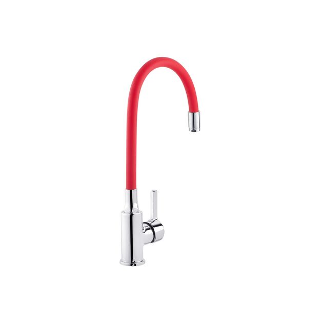 Смеситель для кухни Ibergrif M22112-1 с гибким изливом, фото , изображение 2 | SNABZHENIE.com.ua