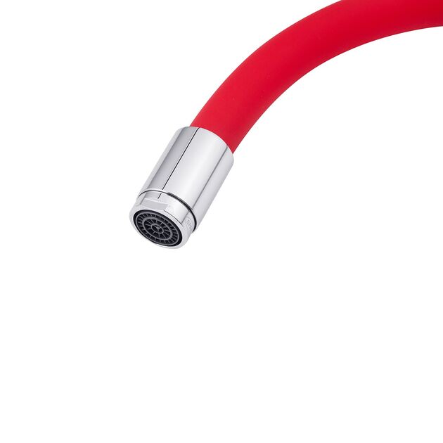 Смеситель для кухни Ibergrif M22112-1 с гибким изливом, фото , изображение 6 | SNABZHENIE.com.ua