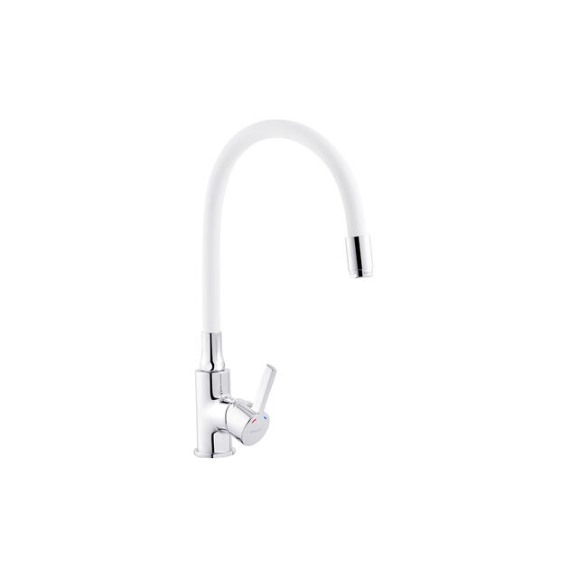 Смеситель для кухни Ibergrif M22112-3 с гибким изливом, фото , изображение 3 | SNABZHENIE.com.ua