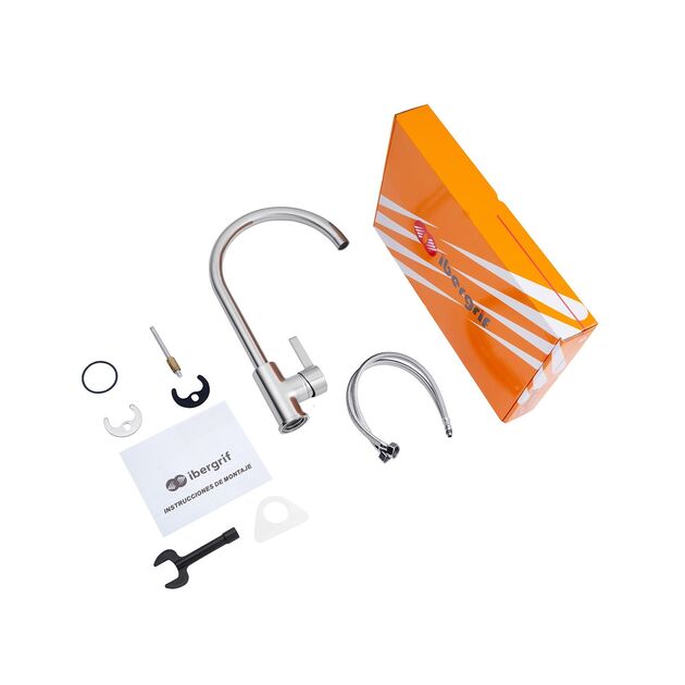 Смеситель кухонный Ibergrif M22118A, фото , изображение 8 | SNABZHENIE.com.ua