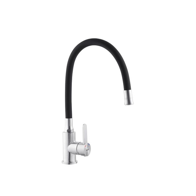 Смеситель для кухни Ibergrif M22119-2 с гибким изливом, фото  | SNABZHENIE.com.ua