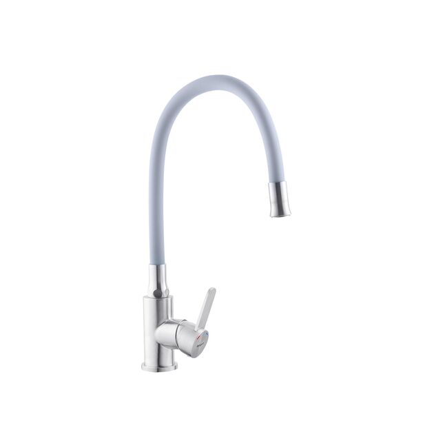 Смеситель кухонный Ibergrif M22119-9 с гибким изливом, фото , изображение 3 | SNABZHENIE.com.ua