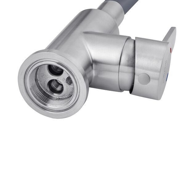 Смеситель кухонный Ibergrif M22119-9 с гибким изливом, фото , изображение 6 | SNABZHENIE.com.ua