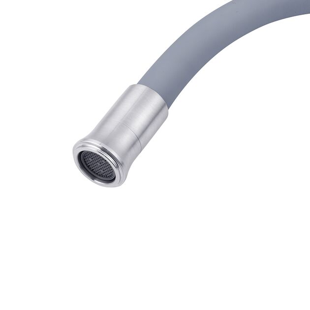 Смеситель кухонный Ibergrif M22119-9 с гибким изливом, фото , изображение 7 | SNABZHENIE.com.ua