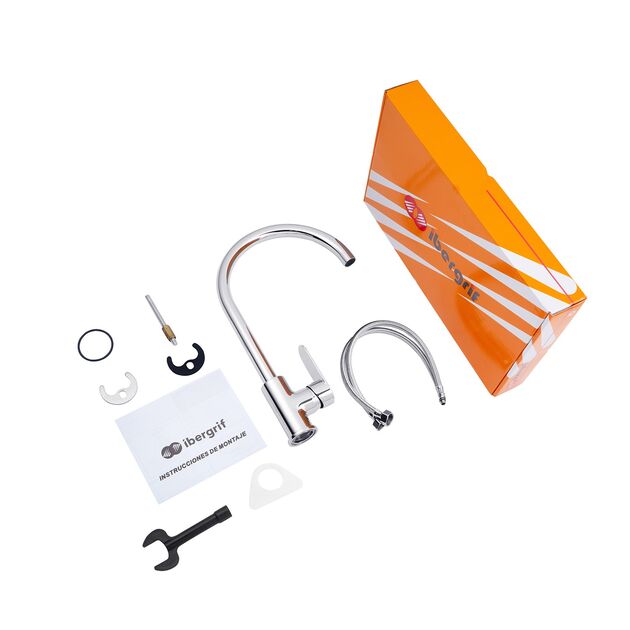 Смеситель для кухни Ibergrif River M14021, фото , изображение 8 | SNABZHENIE.com.ua