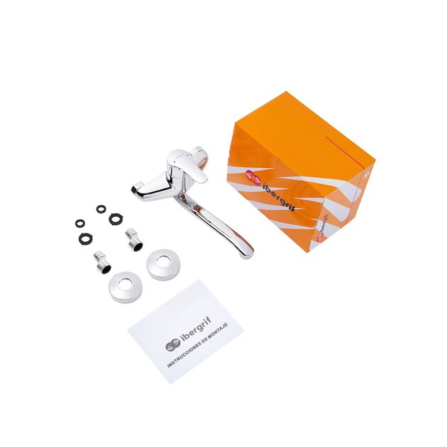 Смеситель настенный для кухни Ibergrif Roma M16250, фото , изображение 6 | SNABZHENIE.com.ua