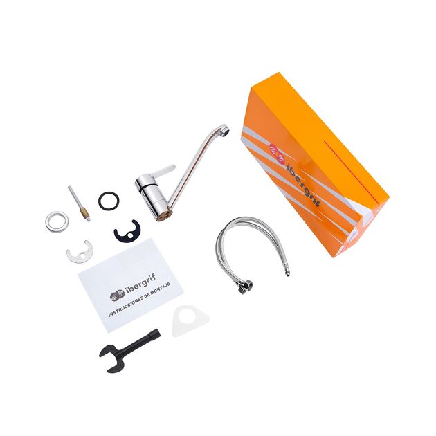 Смеситель для кухни Ibergrif Square M14422, фото , изображение 5 | SNABZHENIE.com.ua