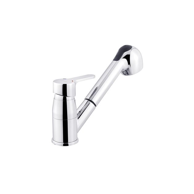 Смеситель для кухни Ibergrif Square M14522 с выдвижным изливом, фото , изображение 2 | SNABZHENIE.com.ua