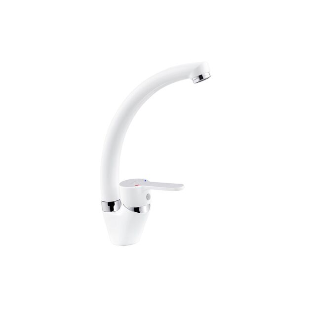 Смеситель для кухни Ibergrif Square M14822W, фото , изображение 3 | SNABZHENIE.com.ua