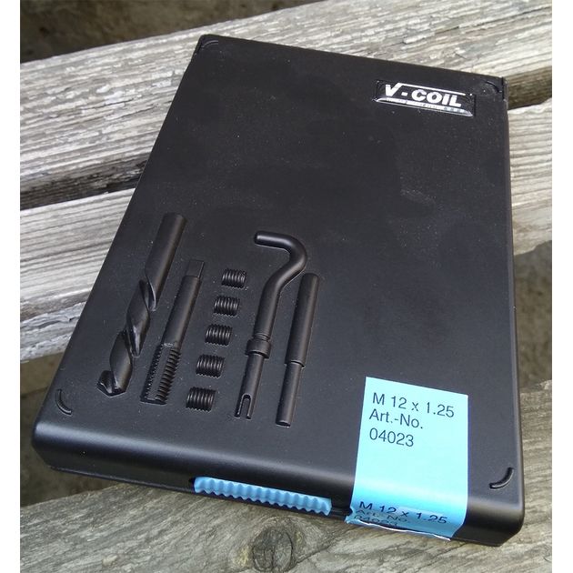 Ремонтный набор V-Coil M 12 x 1,25 для резьбы, 10 шт. VÖLKEL, фото , изображение 8 | SNABZHENIE.com.ua Ремонтный набор V-Coil M 12 x 1,25 для резьбы, 10 шт. VÖLKEL, фото , изображение 8 | SNABZHENIE.com.ua