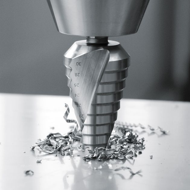 Сверло ступенева № 7,3/8 - 1/2 HSSE Co 5 зі спіралевидною канавкою, в дюймах, RUKO (101707ER), фото , зображення 2 | SNABZHENIE.com.ua