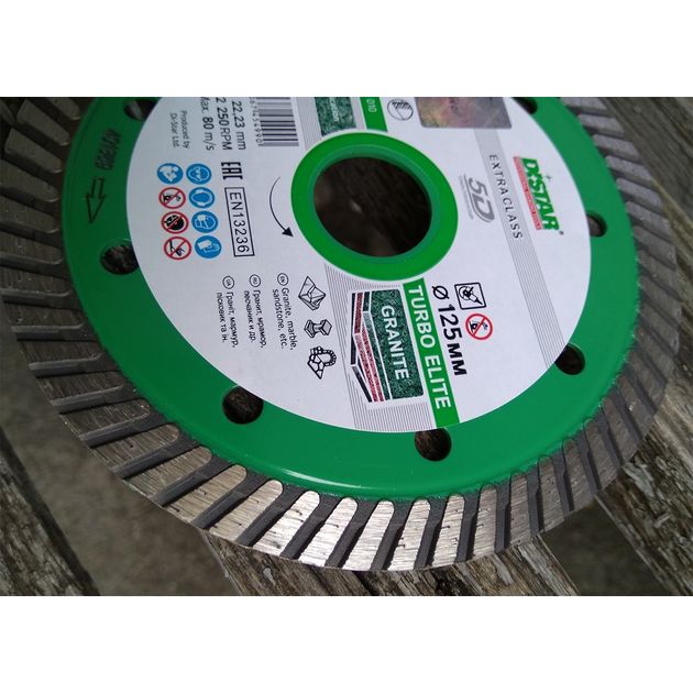 Алмазный отрезной круг DISTAR Turbo Elite 125 x 2,2 x 22,23, фото , изображение 14 | SNABZHENIE.com.ua Алмазный отрезной круг DISTAR Turbo Elite 125 x 2,2 x 22,23, фото , изображение 14 | SNABZHENIE.com.ua