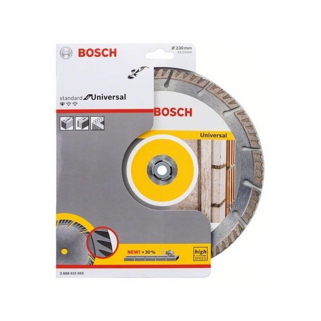 Алмазний отрезний круг 230 x 22,23 мм, Standard for Universal BOSCH (2608615065), фото , зображення 2 | SNABZHENIE.com.ua Алмазний отрезний круг 230 x 22,23 мм, Standard for Universal BOSCH (2608615065), фото , зображення 2 | SNABZHENIE.com.ua
