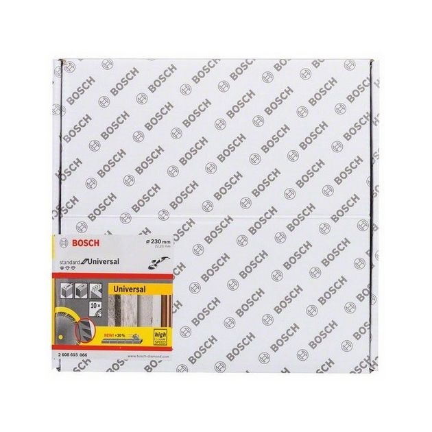Алмазний відрізний круг 230 x 22,23 мм, Standard for Universal, 10 шт, BOSCH (2608615066), фото , зображення 2 | SNABZHENIE.com.ua Алмазний відрізний круг 230 x 22,23 мм, Standard for Universal, 10 шт, BOSCH (2608615066), фото , зображення 2 | SNABZHENIE.com.ua