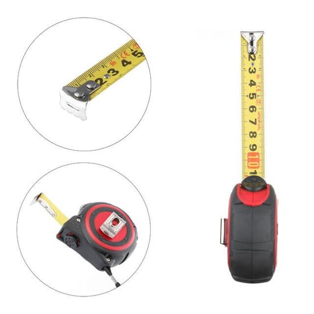 Рулетка 5м*19мм с металлическим полотном, нейлоновое покрытие STORM INTERTOOL, фото , изображение 3 | SNABZHENIE.com.ua Рулетка 5м*19мм с металлическим полотном, нейлоновое покрытие STORM INTERTOOL, фото , изображение 3 | SNABZHENIE.com.ua