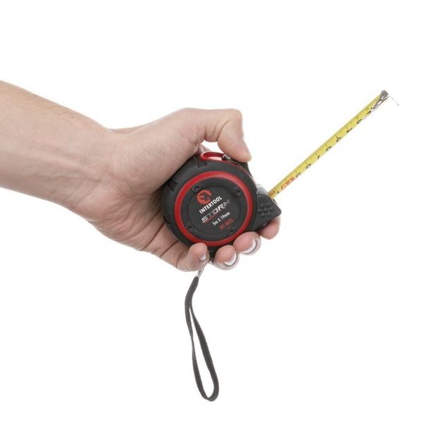 Рулетка 5м*19мм с металлическим полотном, нейлоновое покрытие STORM INTERTOOL, фото , изображение 4 | SNABZHENIE.com.ua Рулетка 5м*19мм с металлическим полотном, нейлоновое покрытие STORM INTERTOOL, фото , изображение 4 | SNABZHENIE.com.ua