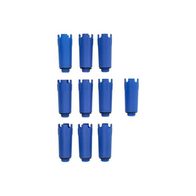 Заглушки для гидросистем VOREL 1/2", синие, 10 шт, фото  | SNABZHENIE.com.ua