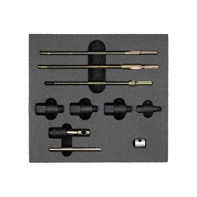 Набор для чистки свечных резьб YATO M8, M10, M12, 10 элем., фото  | SNABZHENIE.com.ua