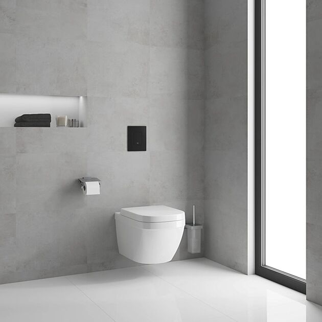 Панель змиву для унітаза Grohe QuickFix Even Black 38966KF0, фото , зображення 7 | SNABZHENIE.com.ua Панель змиву для унітаза Grohe QuickFix Even Black 38966KF0, фото , зображення 7 | SNABZHENIE.com.ua