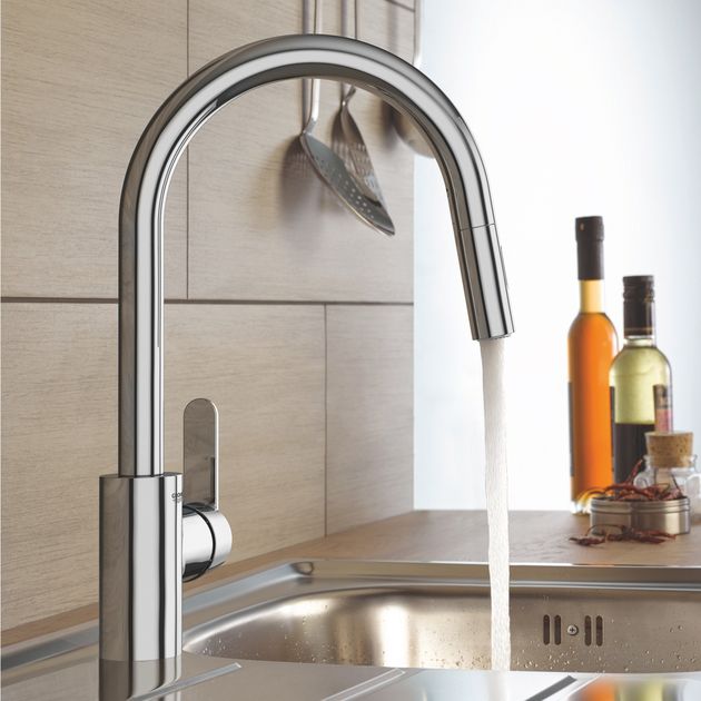 Смеситель для кухни Grohe QuickFix Get 31484001, фото , изображение 4 | SNABZHENIE.com.ua