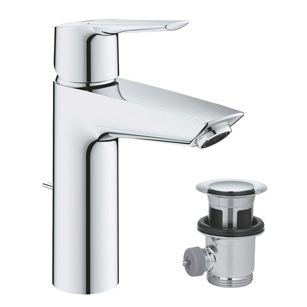 Смеситель для раковины Grohe QuickFix Start M-Size 23455002, фото , изображение 5 | SNABZHENIE.com.ua Смеситель для раковины Grohe QuickFix Start M-Size 23455002, фото , изображение 5 | SNABZHENIE.com.ua