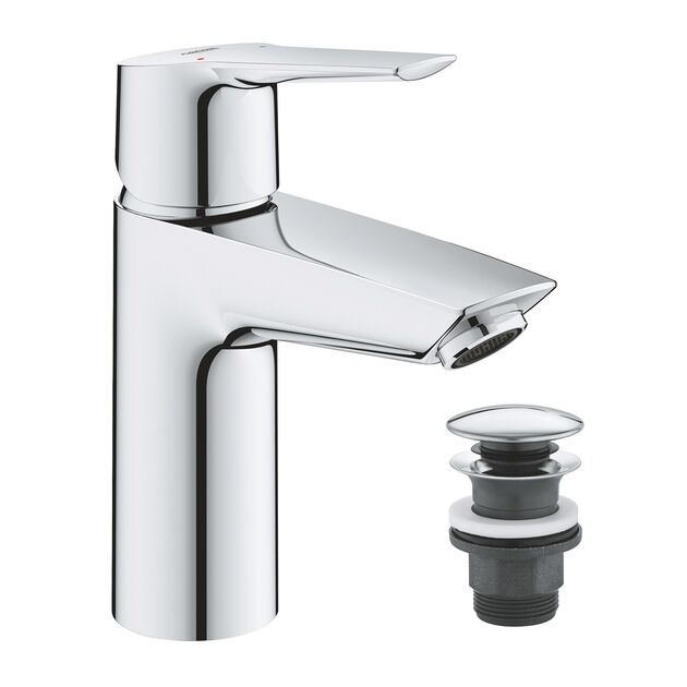 Смеситель для раковины Grohe QuickFix S-Size с донным клапаном, фото , изображение 5 | SNABZHENIE.com.ua Смеситель для раковины Grohe QuickFix S-Size с донным клапаном, фото , изображение 5 | SNABZHENIE.com.ua