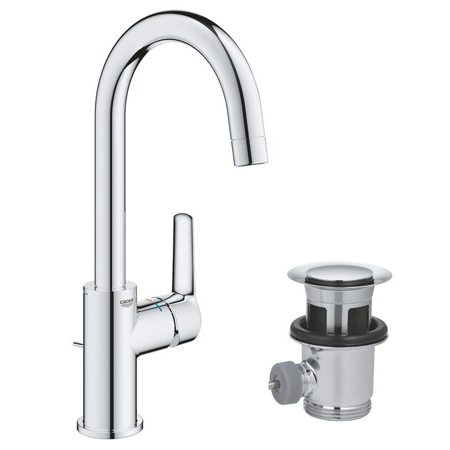 Смеситель для раковины Grohe QuickFix Start L-Size 24203002, фото , изображение 5 | SNABZHENIE.com.ua Смеситель для раковины Grohe QuickFix Start L-Size 24203002, фото , изображение 5 | SNABZHENIE.com.ua