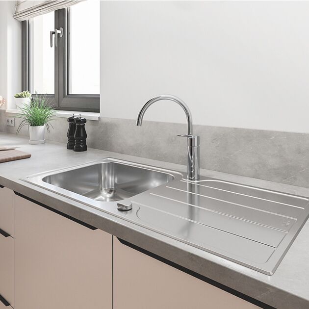 Смеситель Grohe QuickFix Start 30469000 для кухни, фото , изображение 6 | SNABZHENIE.com.ua