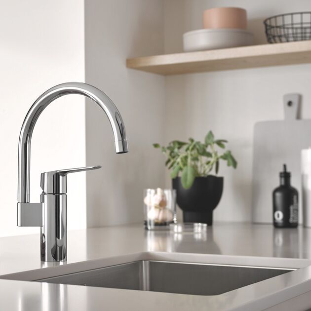 Смеситель Grohe QuickFix Start 30469000 для кухни, фото , изображение 8 | SNABZHENIE.com.ua