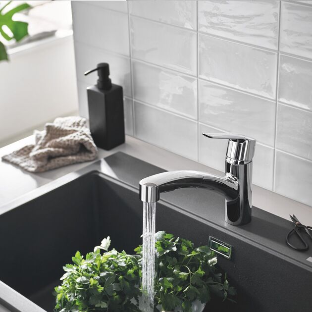 Смеситель для кухни Grohe QuickFix Start 30531001, фото , изображение 7 | SNABZHENIE.com.ua