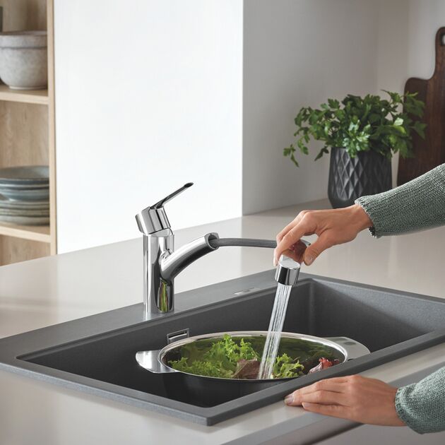 Смеситель для кухни Grohe QuickFix Start 30531001, фото , изображение 8 | SNABZHENIE.com.ua