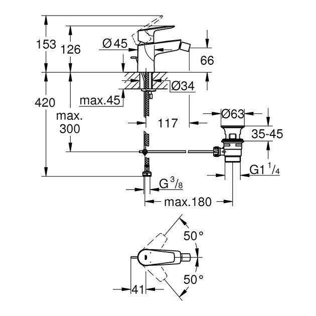 Смеситель для биде Grohe 23345001 QuickFix StartEdge, фото , изображение 2 | SNABZHENIE.com.ua Смеситель для биде Grohe 23345001 QuickFix StartEdge, фото , изображение 2 | SNABZHENIE.com.ua
