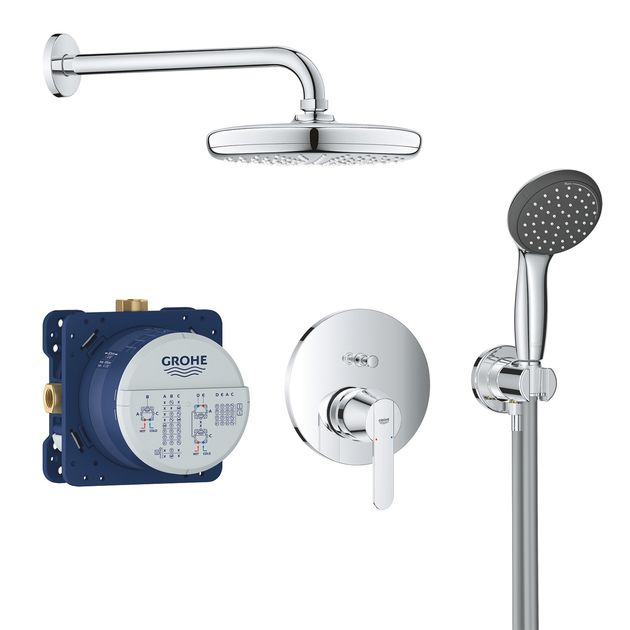 Душевая система Grohe Vitalio Start 210 скрытого монтажа 25220001, фото  | SNABZHENIE.com.ua