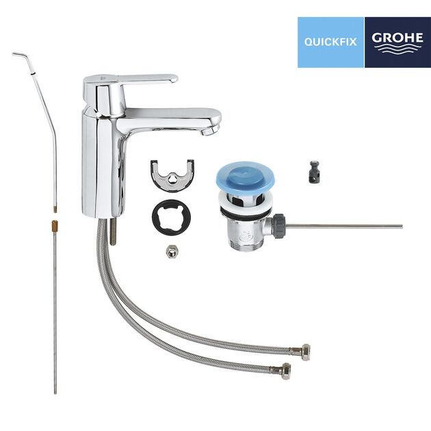 Набір змішувачів 3 в 1 для ванної кімнати Grohe QuickFix Get M-Size UA202701MQ, фото , зображення 5 | SNABZHENIE.com.ua