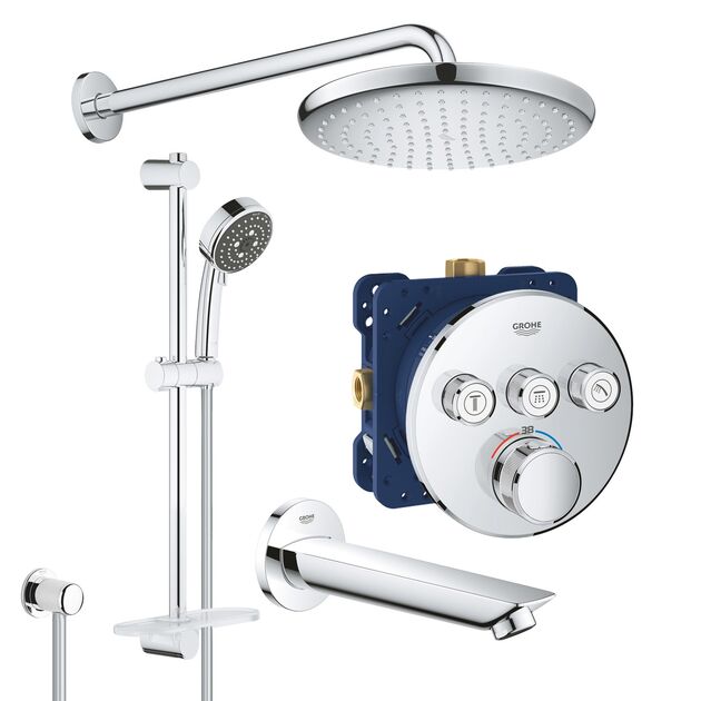 Душевая система Grohe QuickFix SmartControl скрытого монтажа, фото  | SNABZHENIE.com.ua