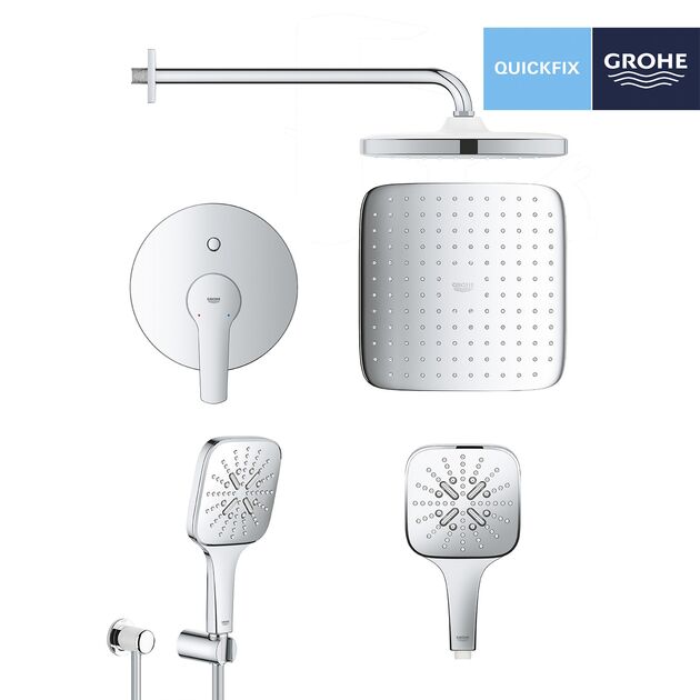 Душевая система Grohe QuickFix Start UA25183007 скрытого монтажа, фото , изображение 3 | SNABZHENIE.com.ua Душевая система Grohe QuickFix Start UA25183007 скрытого монтажа, фото , изображение 3 | SNABZHENIE.com.ua