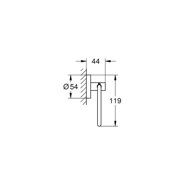 Держатель для туалетной бумаги Grohe QuickFix Start 41200000, фото , изображение 2 | SNABZHENIE.com.ua Держатель для туалетной бумаги Grohe QuickFix Start 41200000, фото , изображение 2 | SNABZHENIE.com.ua