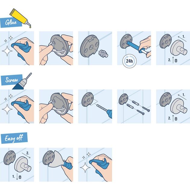 Держатель для туалетной бумаги Grohe QuickFix Start 41200000, фото , изображение 4 | SNABZHENIE.com.ua Держатель для туалетной бумаги Grohe QuickFix Start 41200000, фото , изображение 4 | SNABZHENIE.com.ua
