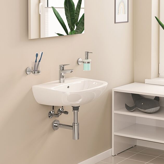 Змішувач для раковини Grohe QuickFix Start Edge S-Size з донним клапаном 23898001, фото , зображення 6 | SNABZHENIE.com.ua Змішувач для раковини Grohe QuickFix Start Edge S-Size з донним клапаном 23898001, фото , зображення 6 | SNABZHENIE.com.ua