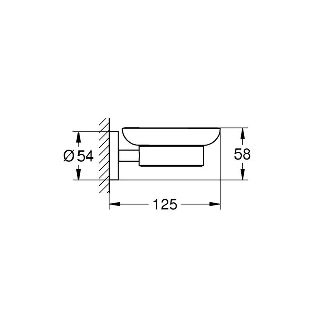 Мыльница с держателем Grohe QuickFix Start 41193000, фото , изображение 2 | SNABZHENIE.com.ua Мыльница с держателем Grohe QuickFix Start 41193000, фото , изображение 2 | SNABZHENIE.com.ua