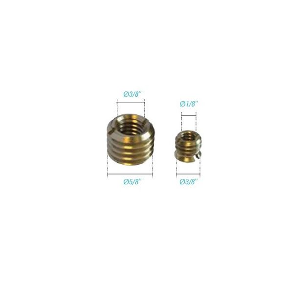 Адаптер Piher 5/8"->3/8"->1/8" дюйма, набор, фото  | SNABZHENIE.com.ua