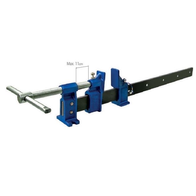 Струбцина направляющая PIHER 225x6 см (25000N) 40x10 мм, фото  | SNABZHENIE.com.ua