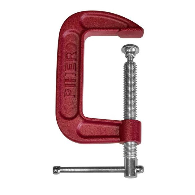 Струбцина слесарная G, 10x5 см, макс. тиск 600 кг, PIHER, фото  | SNABZHENIE.com.ua