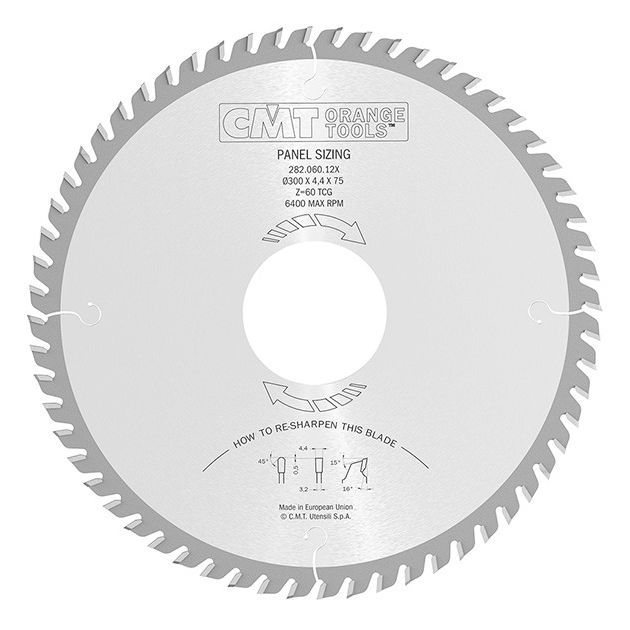 Дисковая пила для раскроя 380x60 мм, Z72 для станков CMT, фото  | SNABZHENIE.com.ua