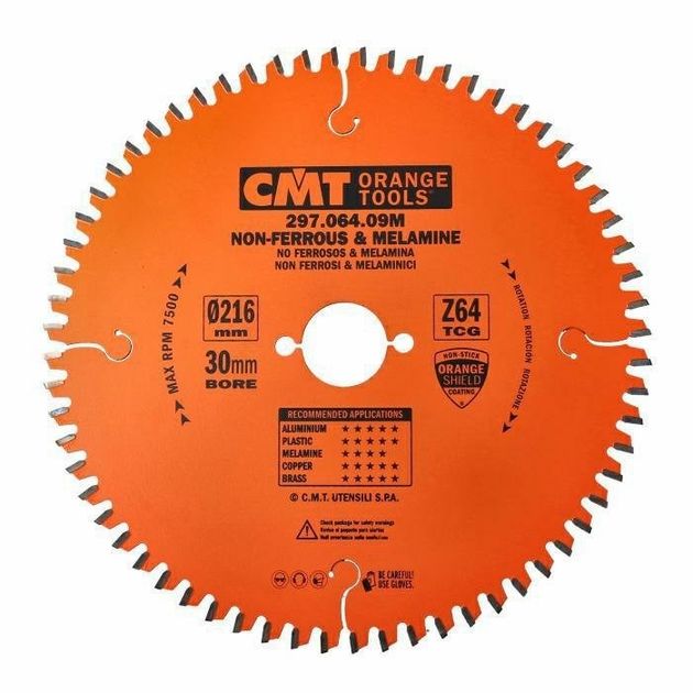 Пильный диск CMT 225x30 мм, Z 64 для цветных металлов и панелей, фото  | SNABZHENIE.com.ua